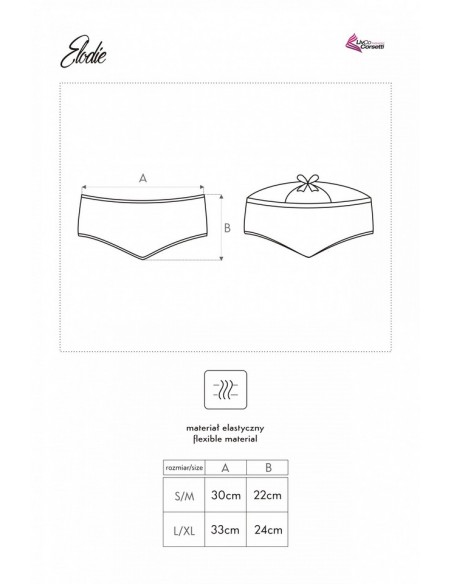 Elodie figi damskie czarne, Livia Corsetti lc 6046 