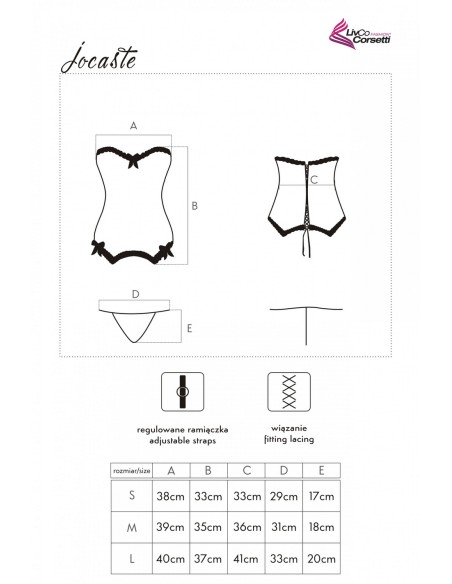 Jocaste lc 16039 gorsety, Livia Corsetti