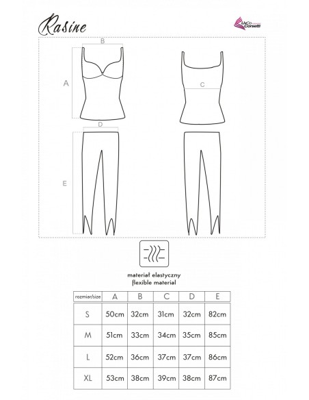 Rasine pajamas women's camisole pink, Livia Corsetti lc 90040