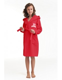 Bathrobe dziecięcy with hood Dorota FR-043 116-128 2