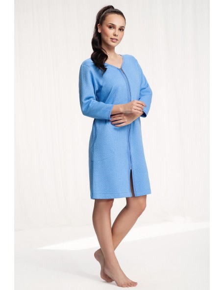 Szlafrok damski na zamek m-2xl, Luna 214