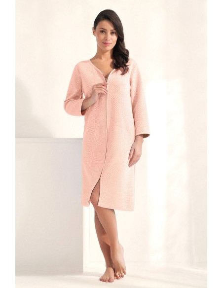 Szlafrok damski na zamek m-2xl, Luna 214