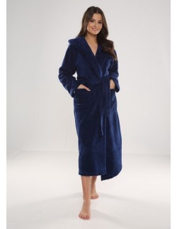 Luna ii bathrobe long with hood, De Lafense 807 2
