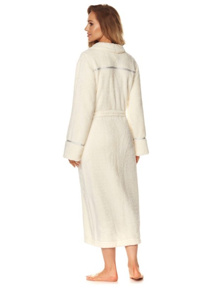 Bathrobe ladies' ciepły long L&L Satyn 2084