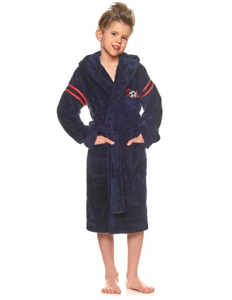 Bathrobe dziecięcy ciepły with hood L&L Gol 2042 158-164