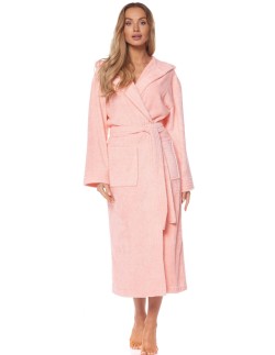 Bathrobe ladies' bawełniany long with hood L&L 2102 2