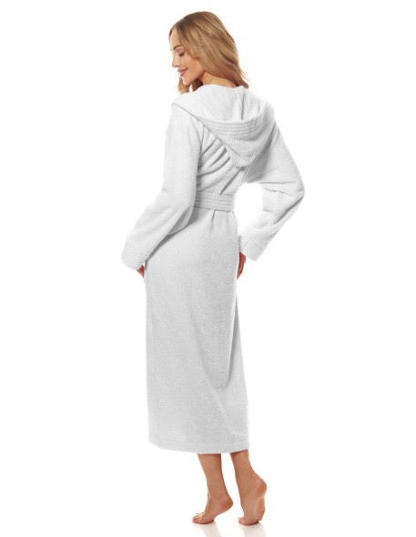 Bathrobe ladies' bawełniany long with hood L&L...