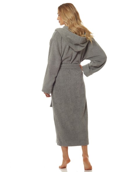 Bathrobe ladies' bawełniany long with hood L&L...