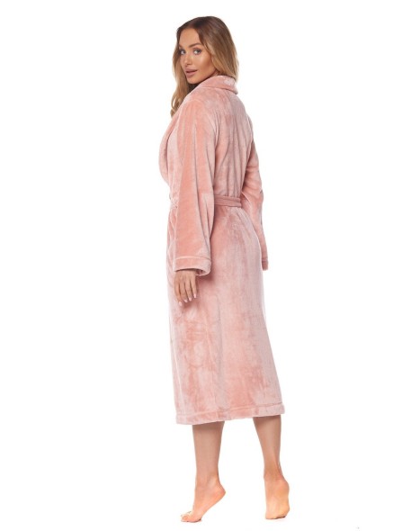 Bathrobe ladies' ciepły long L&L Flower 2123
