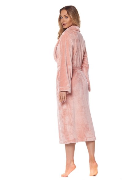 Bathrobe ladies' ciepły long L&L Flower 2123