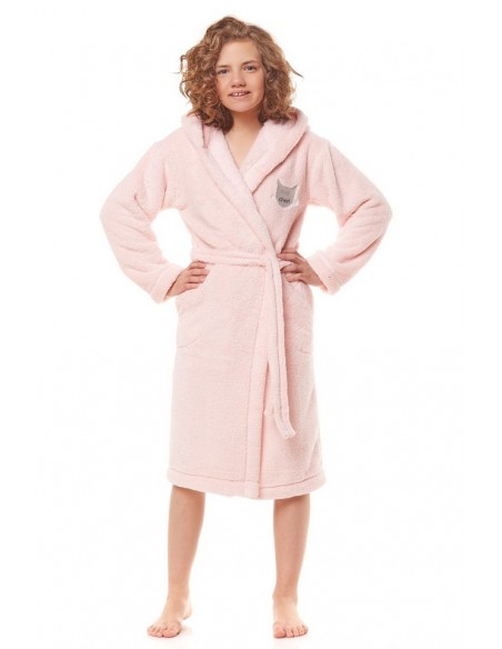 Bathrobe dziecięcy ciepły with hood L&L Lota 134-140