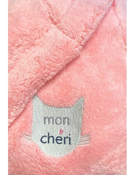 Szlafrok dziecięcy ciepły z kapturem L&L Lota 134-140