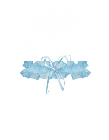Brugia garter with silikonem blue, Julimex pw-96