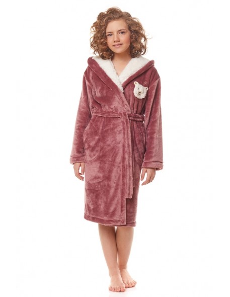 Bathrobe dziecięcy ciepły with hood L&L 2152...
