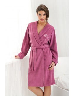 Bathrobe ladies' bawełniany short Dorota FR-107
