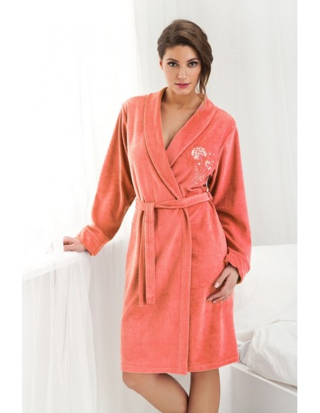 Bathrobe ladies' bawełniany short Dorota FR-107