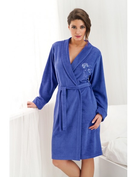 Bathrobe ladies' bawełniany short Dorota FR-107