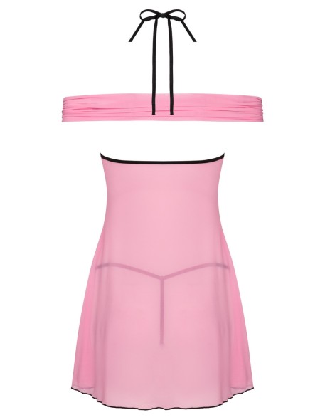 Chameli t-shirt night with thongs pink, Livia...