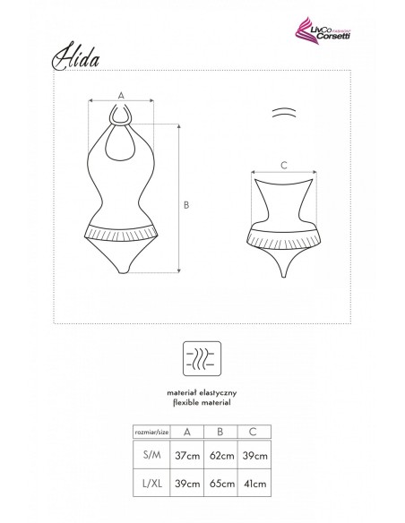 Hida body erotic silwer, Livia Corsetti lc 8090