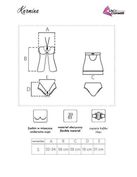 Karmina t-shirt night with figs, Livia Corsetti lc 90077