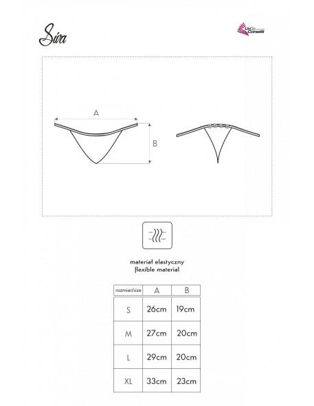 Siva thongs white, Livia Corsetti lc 6065