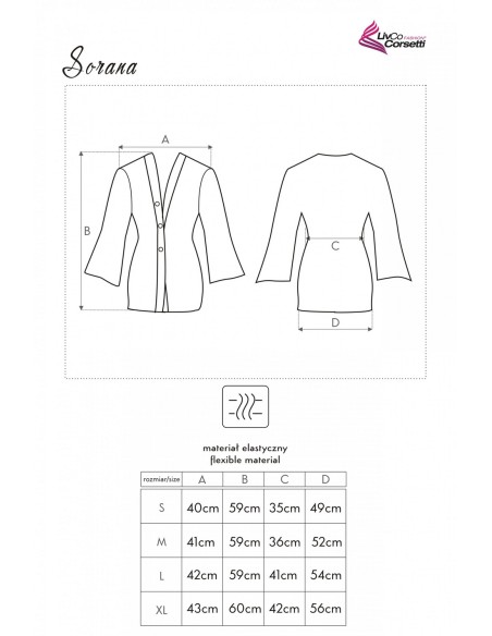 Sorana bathrobe ladies' short pink, Livia Corsetti lc 90026