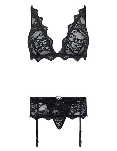 Belita set bra + pas + thongs black, Livia Corsetti lc 90231