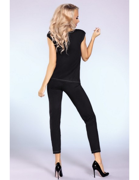 Siona piżama damska czarna, Livia Corsetti lc...