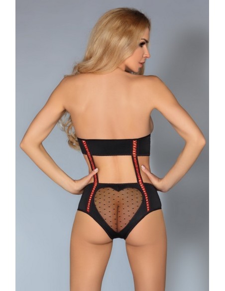 Reiko body erotyczne czarne, Livia Corsetti lc 8083 