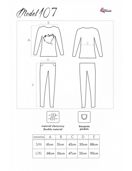 Livia corsetti model 107 lc 90286 shirt + pants