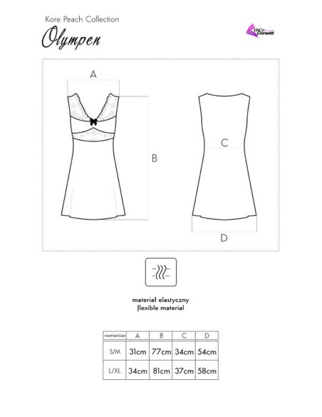 Olympen koszulka nocna, Livia Corsetti lc 90381-2 