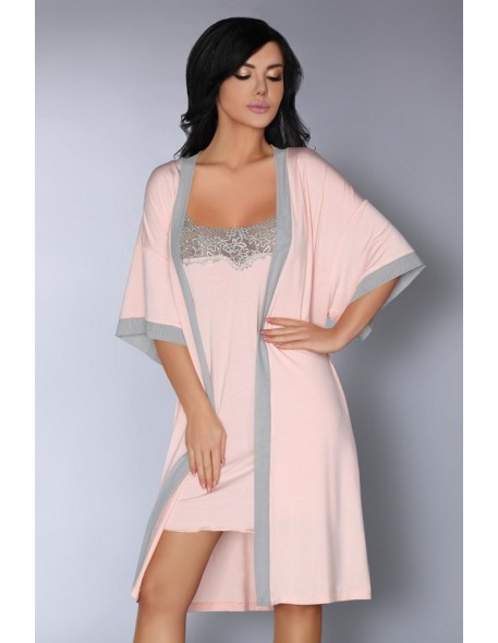 Aoidea bathrobe ladies' with short sleeve,...