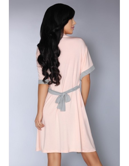 Aoidea szlafrok damski z krótkim rękawem, Livia Corsetti lc 90375 