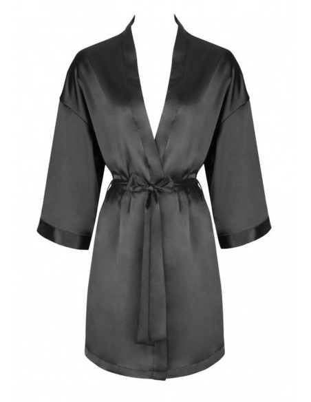 Dorettela bathrobe ladies' satin black, Livia Corsetti lc 90394