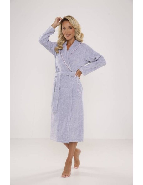 Lydie bathrobe welur 3xl-5xl, De Lafense 390