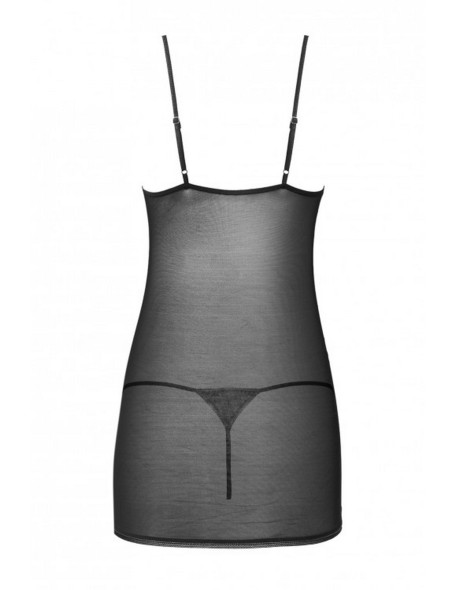 Loritan t-shirt night with thongs black, Livia...