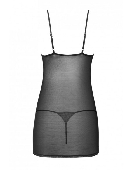 Loritan t-shirt night with thongs black, Livia Corsetti lc 99185