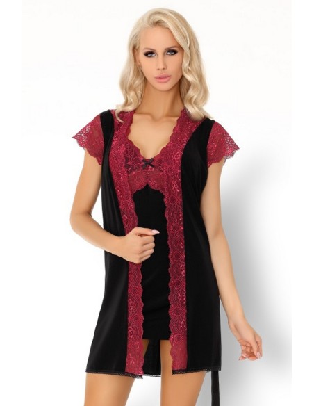 KuMiko peniuar with short sleeve bathrobe ladies', Livia Corsetti lc 90428