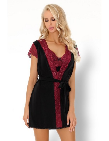 KuMiko peniuar with short sleeve bathrobe ladies', Livia Corsetti lc 90428