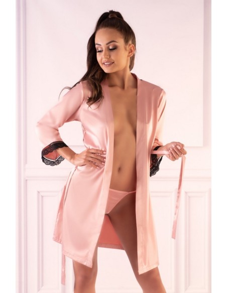 Ariladyen bathrobe satin ladies' pink, Livia Corsetti lc 90568