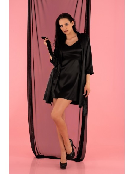 Mirdama satin t-shirt night with thongs, Livia Corsetti lc 90519