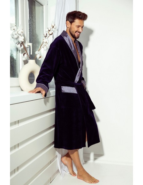 Bonjour bathrobe long 3xl-4xl, De Lafense 773