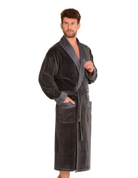 Bonjour bathrobe long 3xl-4xl, De Lafense 773