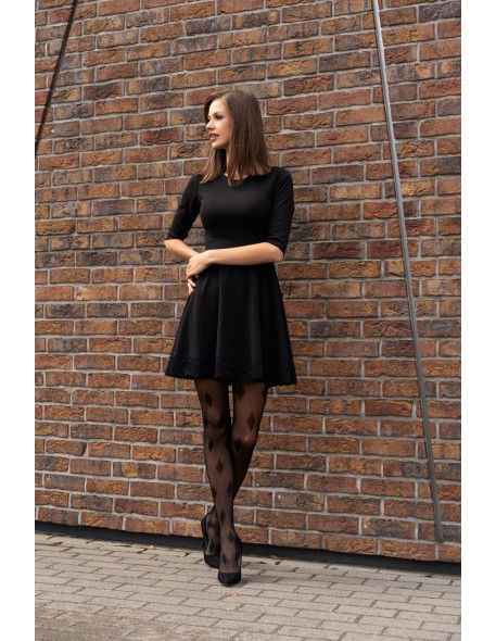 Linanam rAjstopy wzorzyste 30 den czarne, Livia...