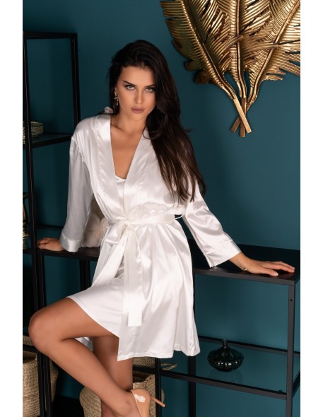 Mirdama satin t-shirt night with thongs...