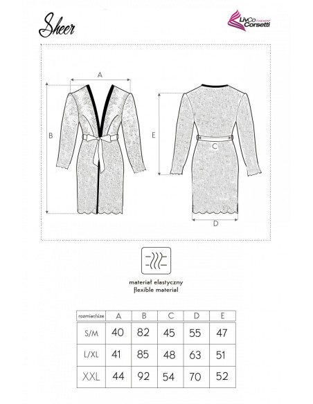 Bathrobe Sheer, Livia Corsetti