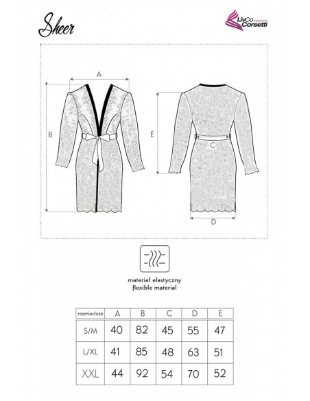 Bathrobe Sheer, Livia Corsetti