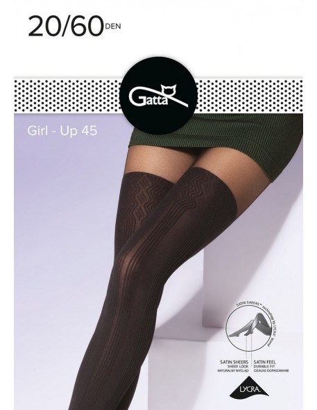 Tights patterned Gatta Girl-Up 45