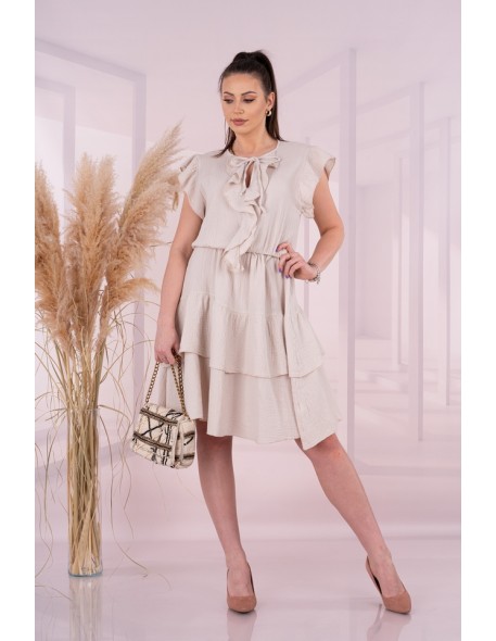 Dress bAlore beige, Livia Corsetti