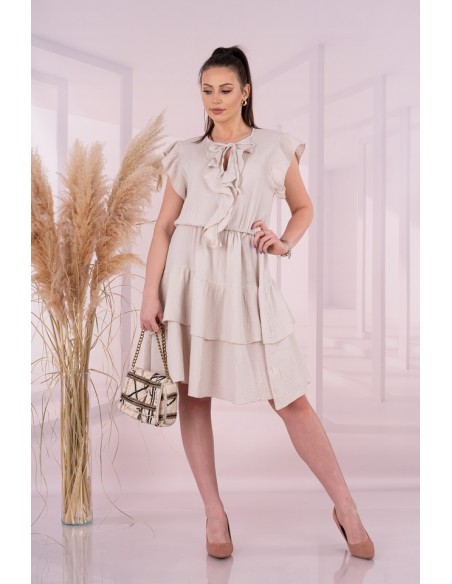 Dress bAlore beige, Livia Corsetti